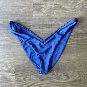 Lovers and Friends Blue Bikini Bottom, Size S